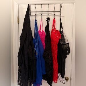 Smart & Sexy Women's Chemises - Black, Blue, Pink, Red and Robe